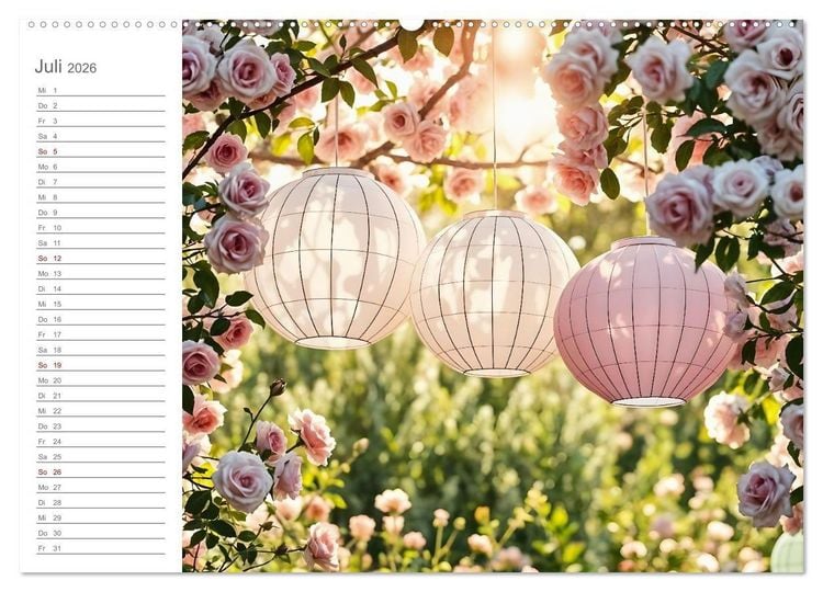 Produktbild: Papiertr&auml;ume - Die kreative Welt der Papierkunst (hochwertiger Premium Wandkalender 2026 DIN A2 quer), Kunstdruck in Hochglanz