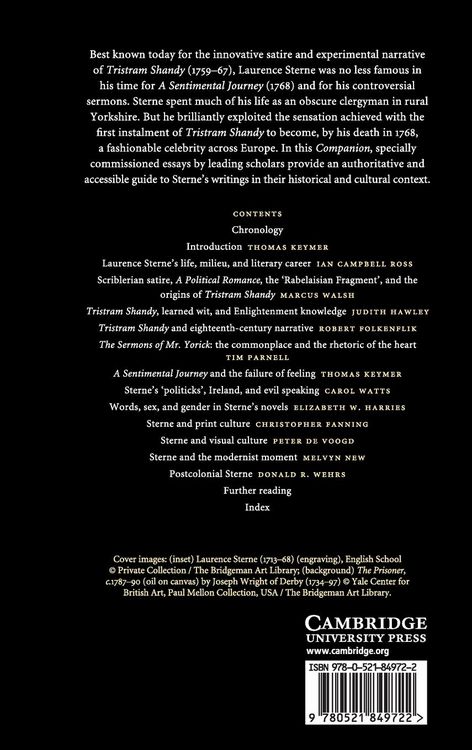Produktbild: The Cambridge Companion to Laurence Sterne