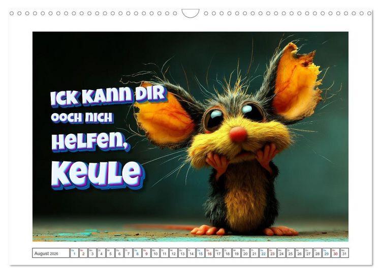 Produktbild: Dit is Berlin, wa? (Wandkalender 2026 DIN A3 quer), CALVENDO Monatskalender