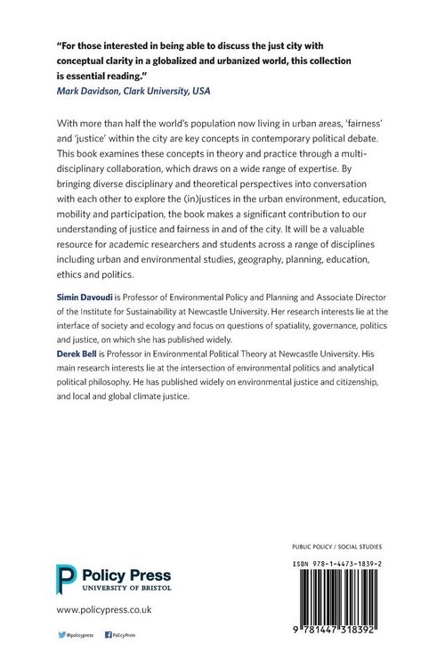 Produktbild: Justice and fairness in the city