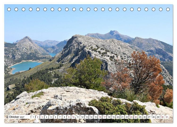 Produktbild: Mallorca GR 221. Weitwandern durch die Serra de Tramuntana (Tischkalender 2027 DIN A5 quer), CALVENDO Monatskalender