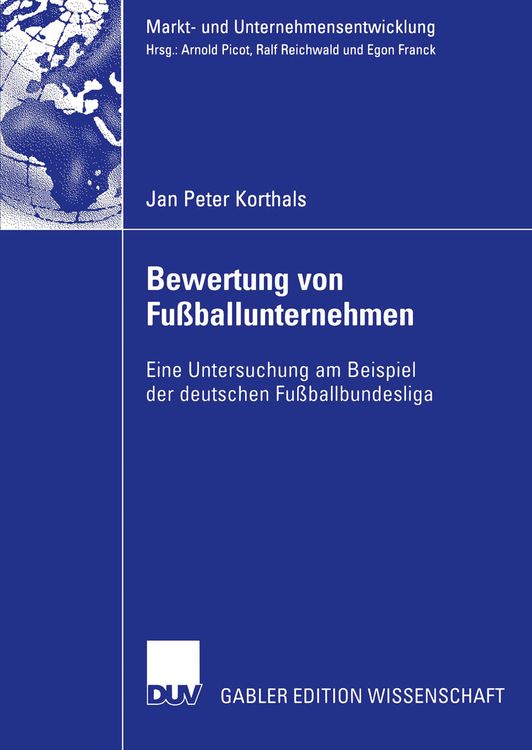 Produktbild: Bewertung von Fu&szlig;ballunternehmen