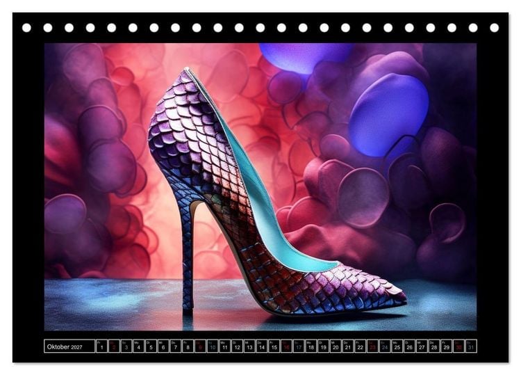 Produktbild: high heel verf&uuml;hrerisch sch&ouml;n (Tischkalender 2027 DIN A5 quer), CALVENDO Monatskalender