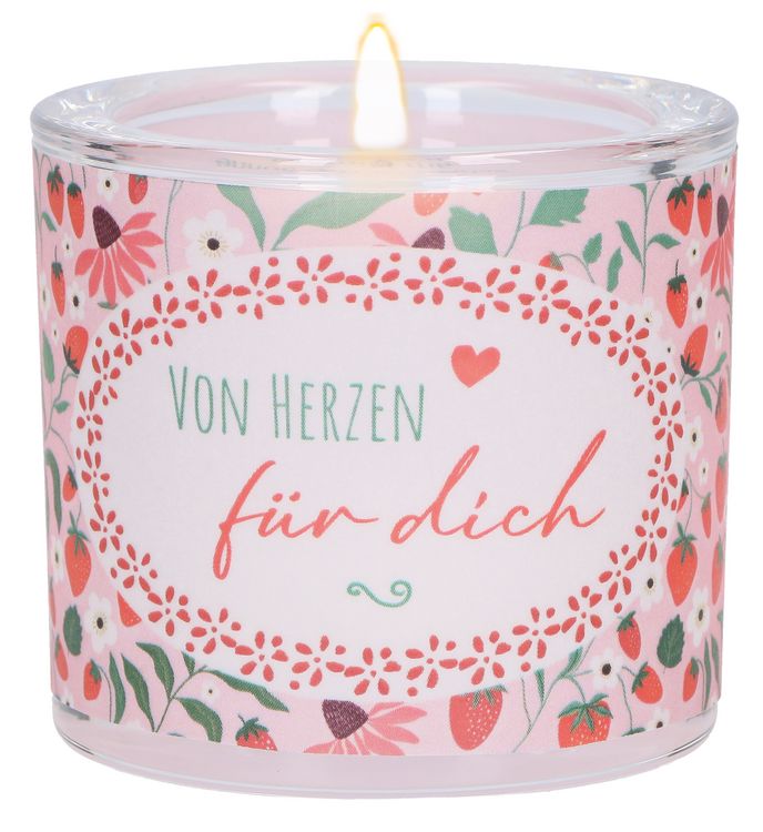 Produktbild: Glaswindlicht zum Geburtstag - Von Herzen f&uuml;r dich