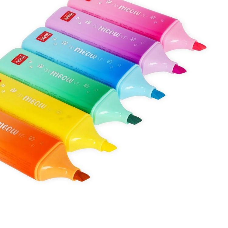 Produktbild: Legami Textmarker - Meow - Kitty in gelb