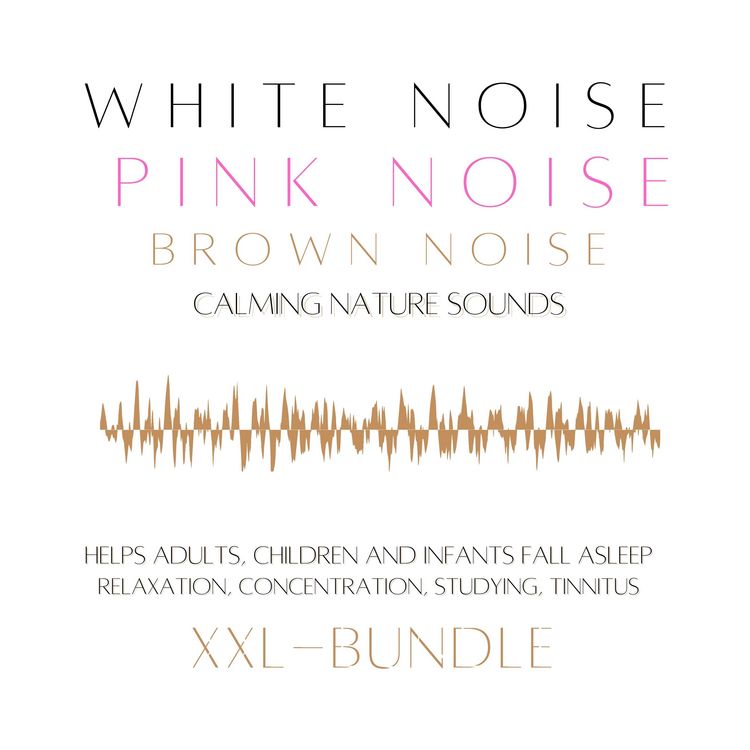 Produktbild: XXL Bundle: White Noise, Pink Noise, Brown Noise, Calming Nature Sounds