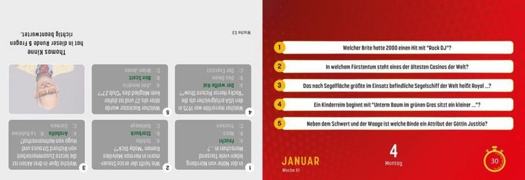 Produktbild: Gefragt Gejagt &ndash; Tagesabrei&szlig;kalender 2027