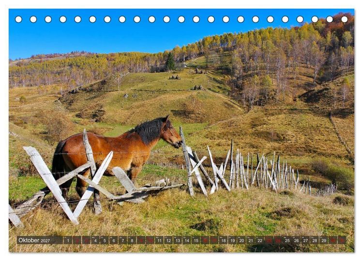 Produktbild: Fundatura Ponorului - Auf dem Via Transilvanica durch die Karpaten (Tischkalender 2027 DIN A5 quer), CALVENDO Monatskalender