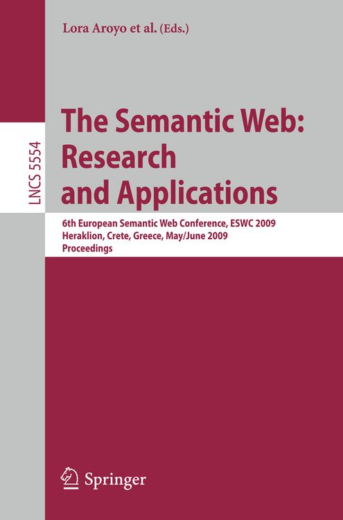 Produktbild: The Semantic Web: Research and Applications