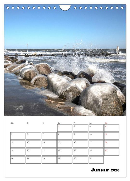 Produktbild: Ostsee. Urlaubsfeeling pur (Wandkalender 2026 DIN A4 hoch), CALVENDO Monatskalender