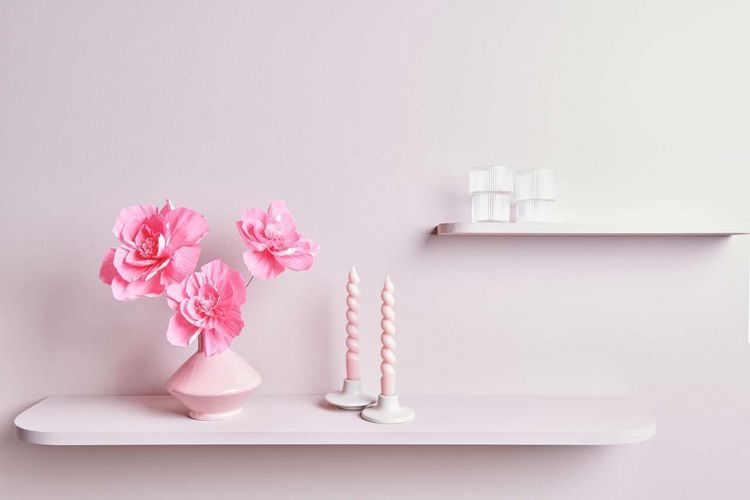Produktbild: Krepppapier Bl&uuml;ten, Neon Pink, L/M,