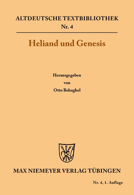 Produktbild: Heliand und Genesis