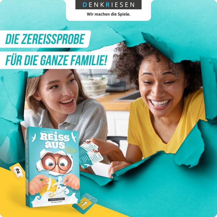 Produktbild: DENKRIESEN - Reiss aus &ndash; "Das mitrei&szlig;ende Partyspiel!"