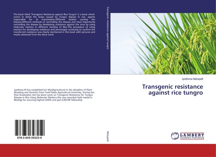 Produktbild: Transgenic resistance against rice tungro