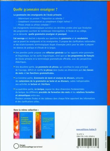Produktbild: Quelle grammaire enseigner ?