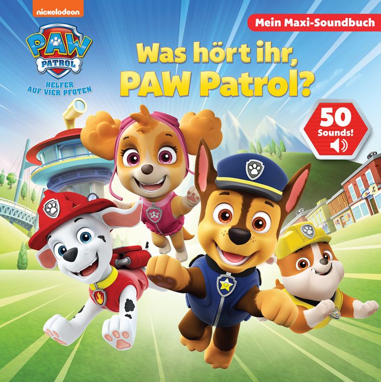 Produktbild: PAW Patrol - Was h&ouml;rt ihr, PAW Patrol? - Mein Maxi-Soundbuch - 50 Sounds