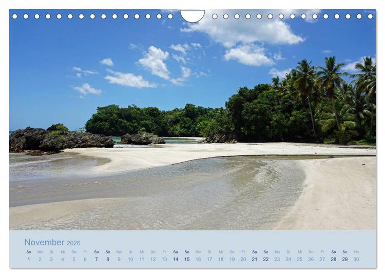 Produktbild: Tropentraum - Impressionen aus der Dominikanischen Republik (Wandkalender 2026 DIN A4 quer), CALVENDO Monatskalender