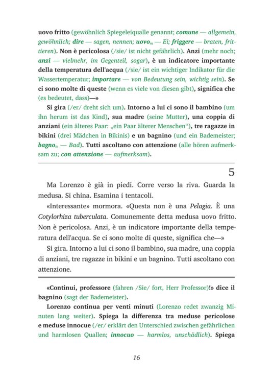 Produktbild: Italienisch lernen mit lustigen Kurzgeschichten (A2) - Il biologo marino in vacanza (+ Audio-Online)