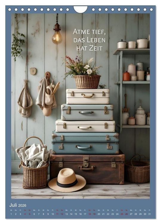 Produktbild: Zwischen Bullerb&uuml; und L&ouml;nneberga (Wandkalender 2026 DIN A4 hoch), CALVENDO Monatskalender