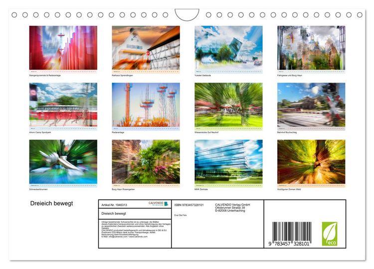 Produktbild: Dreieich bewegt (Wandkalender 2026 DIN A4 quer), CALVENDO Monatskalender