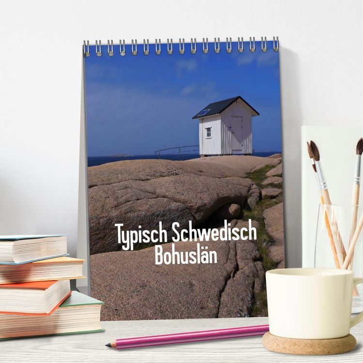 Produktbild: Typisch Schwedisch Bohusl&auml;n (Tischkalender 2026 DIN A5 hoch), CALVENDO Monatskalender