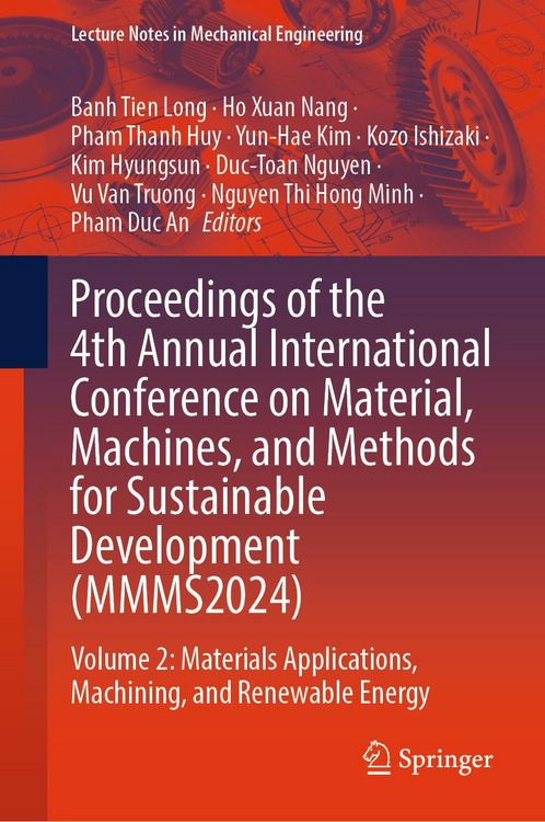 Produktbild: Proceedings of the 4th Annual International Conference on Material, Machines, and Methods for Sustainable Development (MMMS2024)