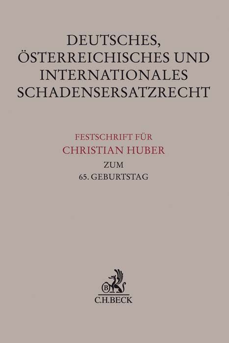 Produktbild: Deutsches, &ouml;sterreichisches und internationales Schadensersatzrecht