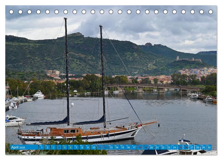 Produktbild: European Island Sardinia (Desk Calendar 2026 DIN A5 landscape), CALVENDO 12 Month DeskCalendar