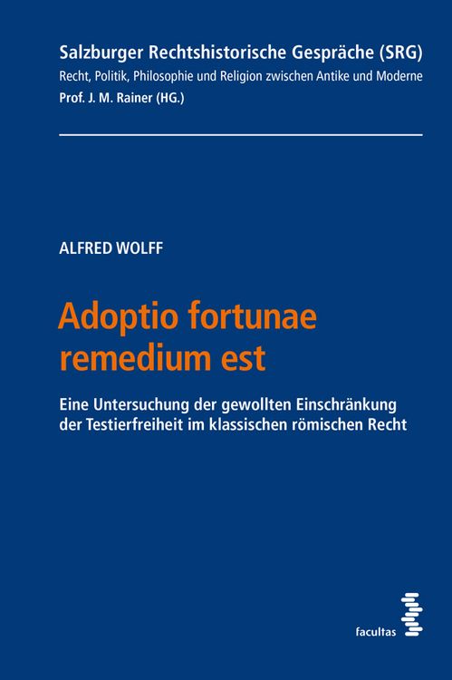 Produktbild: Adoptio fortunae remedium est