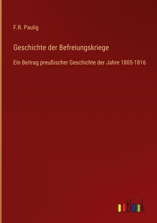 Produktbild: Geschichte der Befreiungskriege