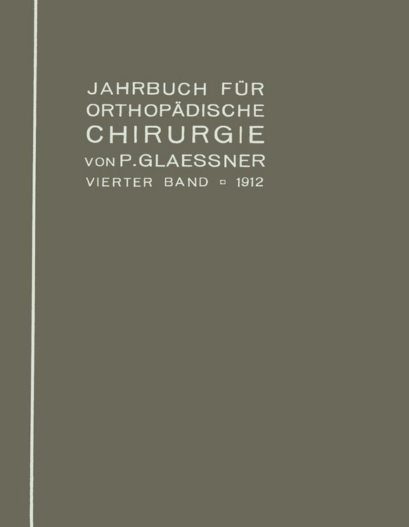 Produktbild: Jahrbuch f&uuml;r orthop&auml;dische Chirurgie