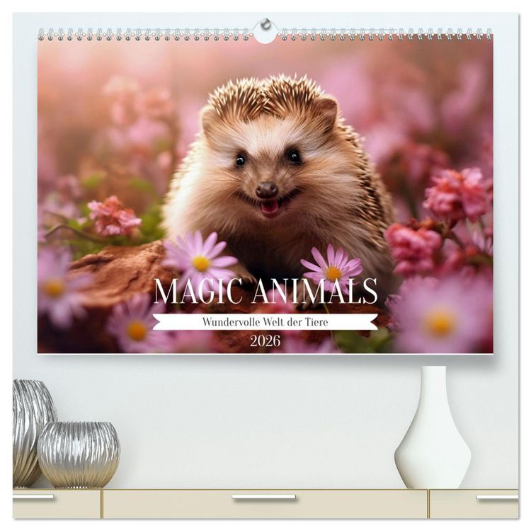 Produktbild: Magic Animals (hochwertiger Premium Wandkalender 2026 DIN A2 quer), Kunstdruck in Hochglanz