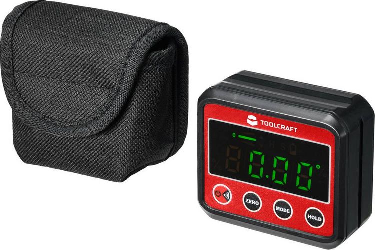 Produktbild: TOOLCRAFT TO-7308984 Digitale Wasserwaage mit Magnet 68.4mm 360&deg; 0.1
