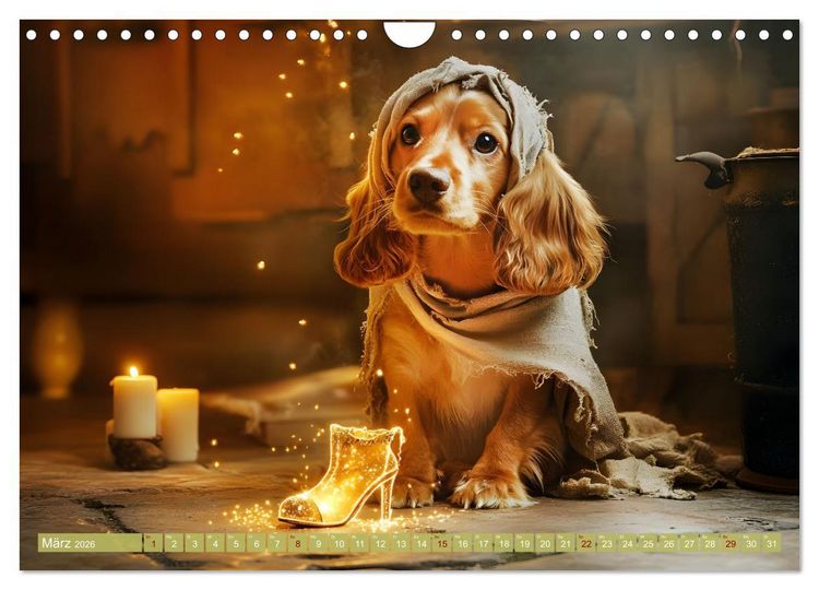 Produktbild: Pfoten Magie (Wandkalender 2026 DIN A4 quer), CALVENDO Monatskalender