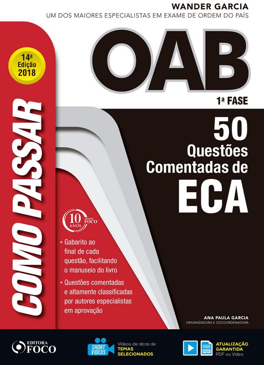 Produktbild: Como passar na OAB 1&ordf; Fase: ECA
