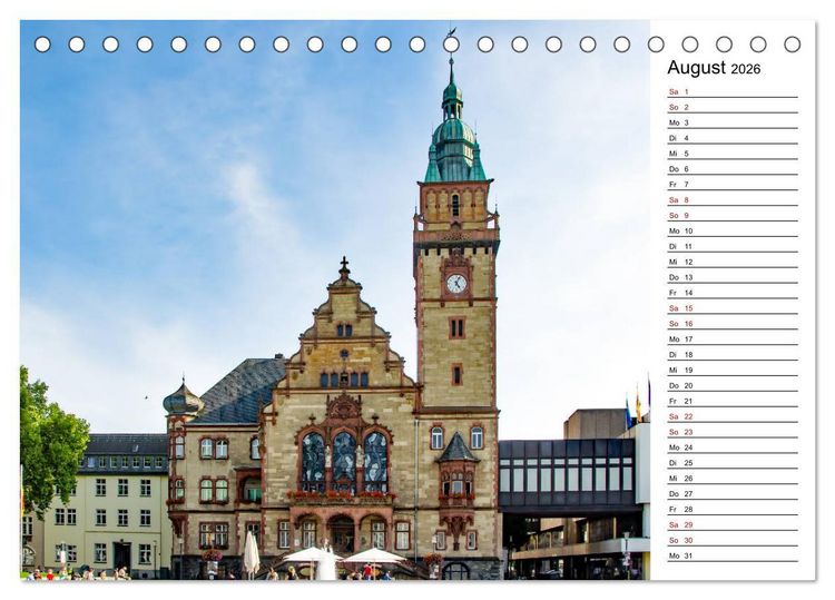 Produktbild: Unterwegs in M&ouml;nchengladbach (Tischkalender 2026 DIN A5 quer), CALVENDO Monatskalender