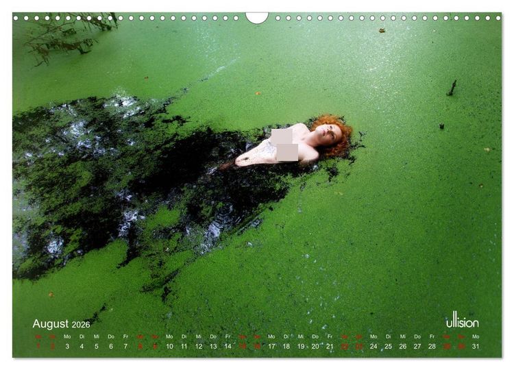 Produktbild: Poesie der Stille &ndash; Akt in der Natur (Wandkalender 2026 DIN A3 quer), CALVENDO Monatskalender