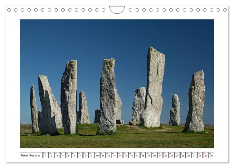 Produktbild: Die &Auml;u&szlig;eren Hebriden (Wandkalender 2026 DIN A4 quer), CALVENDO Monatskalender