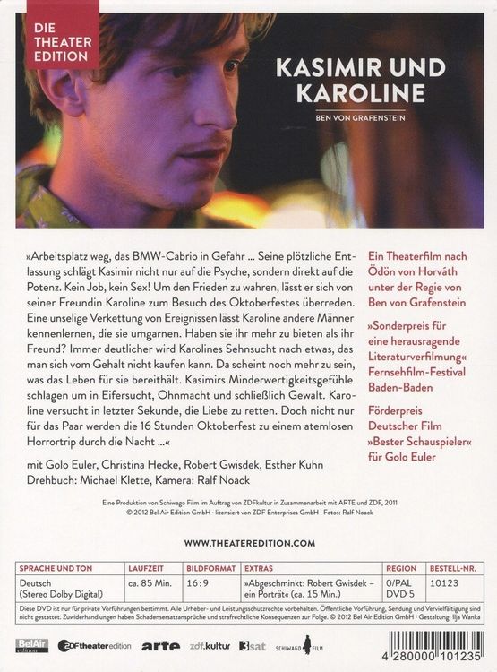 Produktbild: Kasimir und Karoline - Die Theater Edition