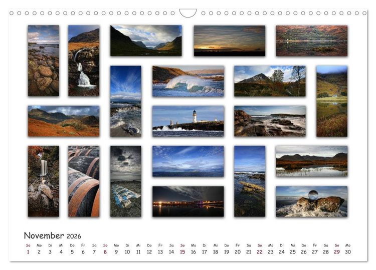 Produktbild: Schottland Impressionen (Wandkalender 2026 DIN A3 quer), CALVENDO Monatskalender