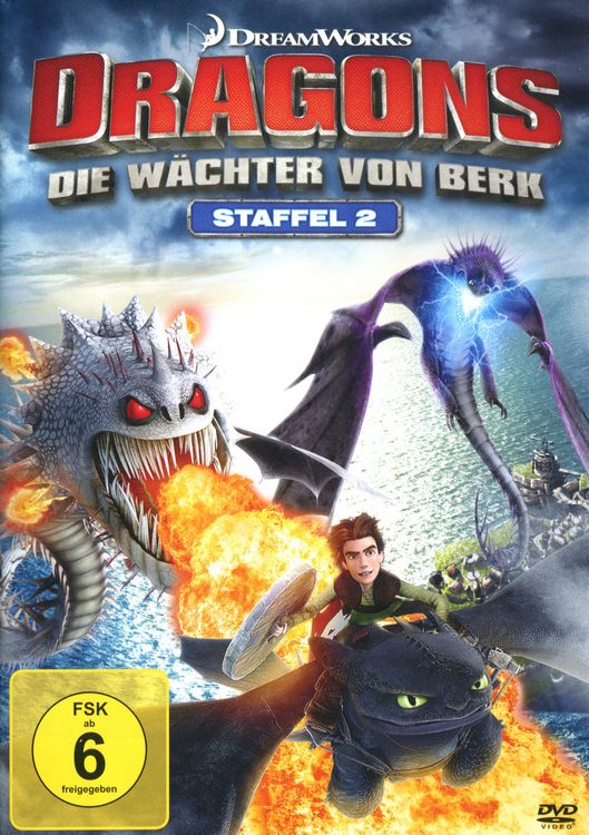 Produktbild: Dragons - Die W&auml;chter von Berk - Staffel 2/Vol. 1-4 [4 DVDs]