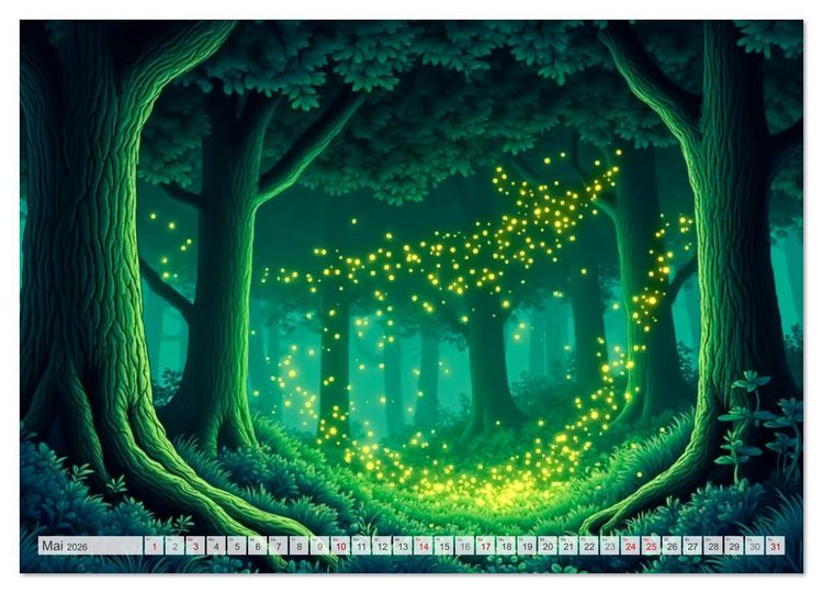 Produktbild: Wunder der Welt &ndash; Nat&uuml;rliche Ph&auml;nomene (Wandkalender 2026 DIN A4 quer), CALVENDO Monatskalender