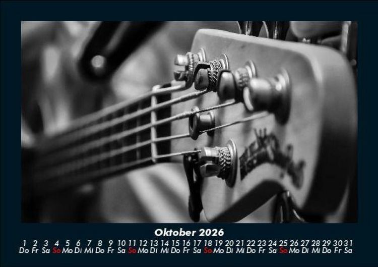 Produktbild: Musik 2026 Fotokalender DIN A5