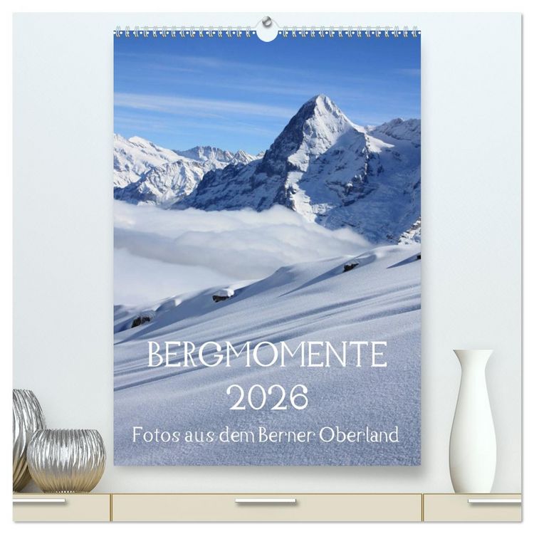 Produktbild: Bergmomente (hochwertiger Premium Wandkalender 2026 DIN A2 hoch), Kunstdruck in Hochglanz