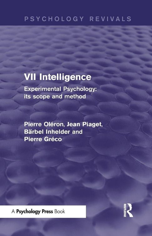 Produktbild: Experimental Psychology Its Scope and Method: Volume VII