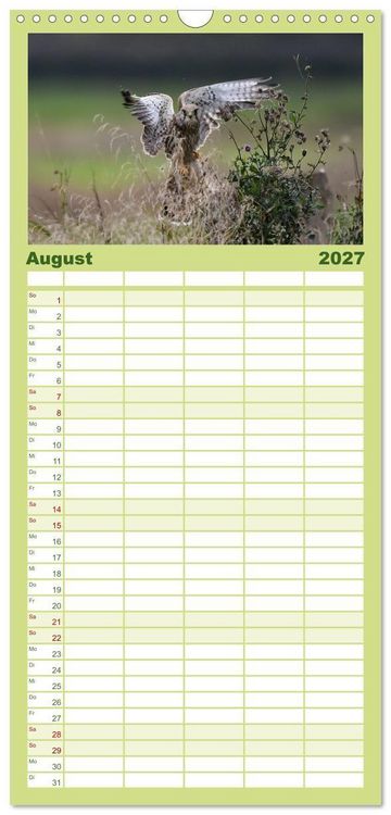 Produktbild: Familienplaner 2027 - Unser Land im Norden mit 5 Spalten (Wandkalender, 21 x 45 cm) CALVENDO