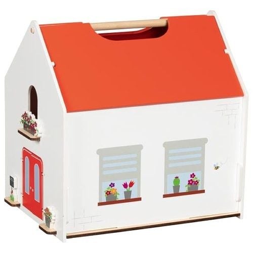 Produktbild: Tragbares Puppenhaus Eco House, mit Zubeh&ouml;r