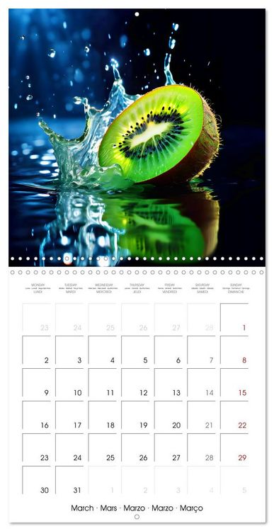 Produktbild: Fruity flavour explosions (Wall Calendar 2026 12 &times; 12 Inch) CALVENDO 12 Month Wall Calendar