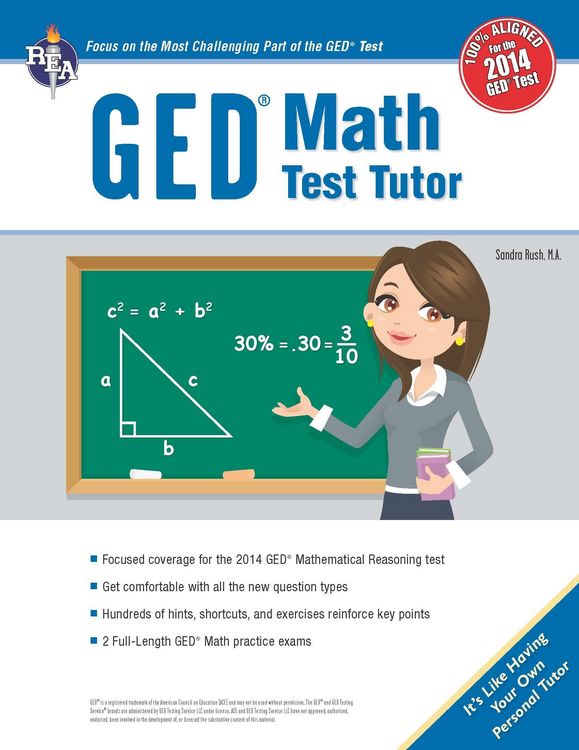 Produktbild: GED(R) Math Test Tutor, For the New 2014 GED(R) Test