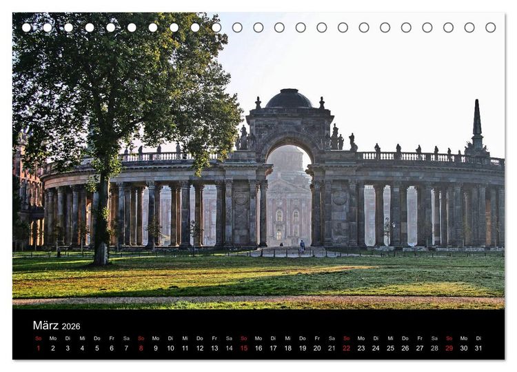 Produktbild: Potsdam 2026 (Tischkalender 2026 DIN A5 quer), CALVENDO Monatskalender